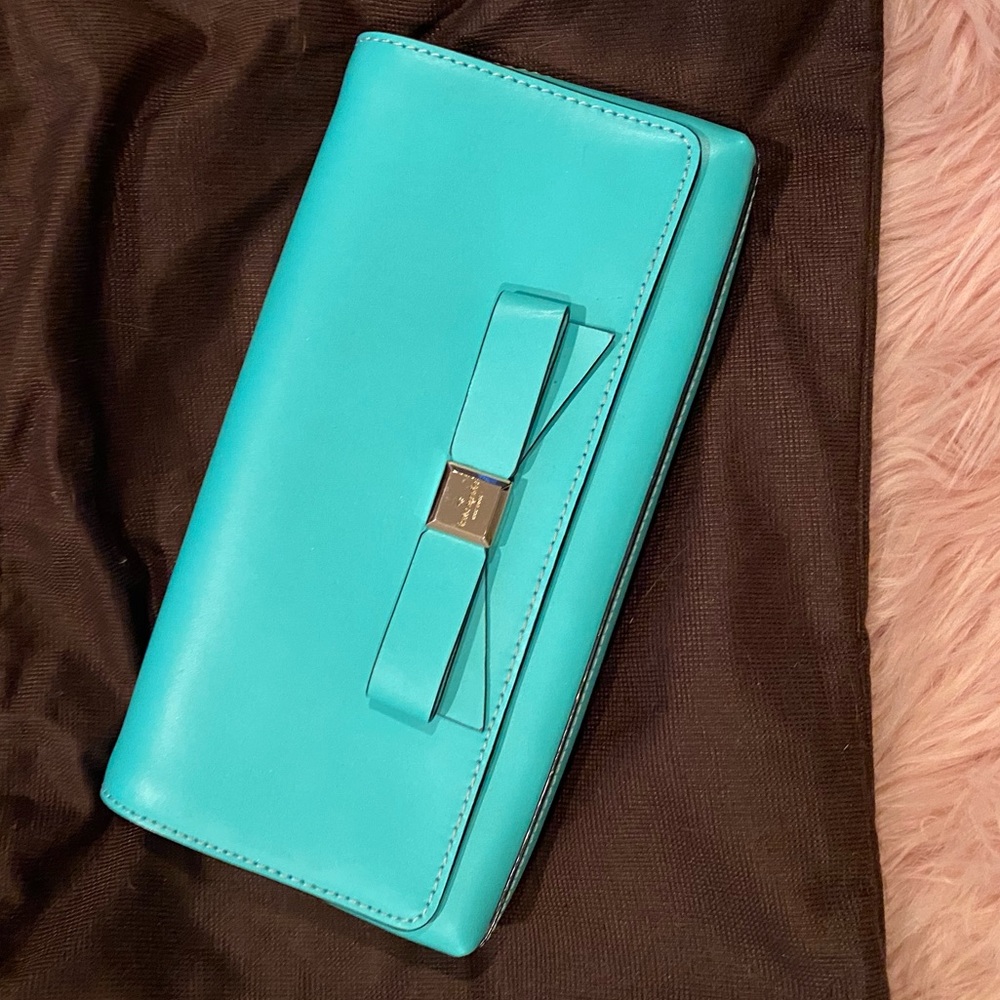 Blue Kate Spade Clutch